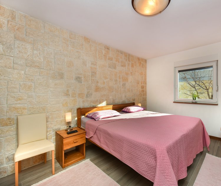 Bedroom Stone house Villa Pridraga